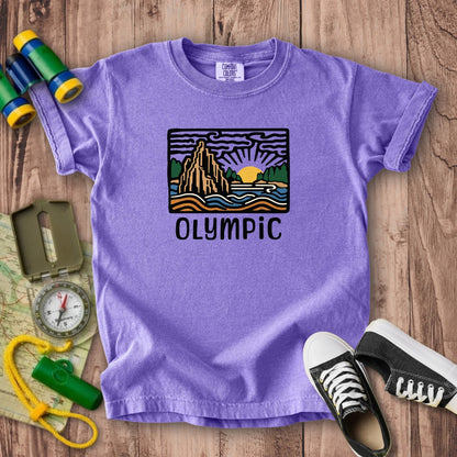 Olympic National Park Kids Cotton T-Shirt