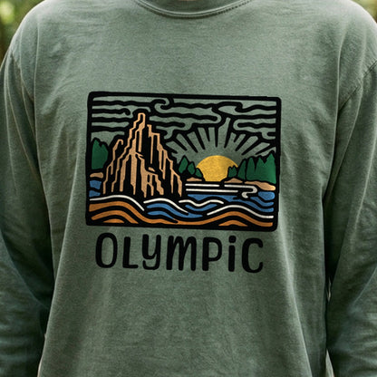Olympic National Park Cotton Long Sleeve