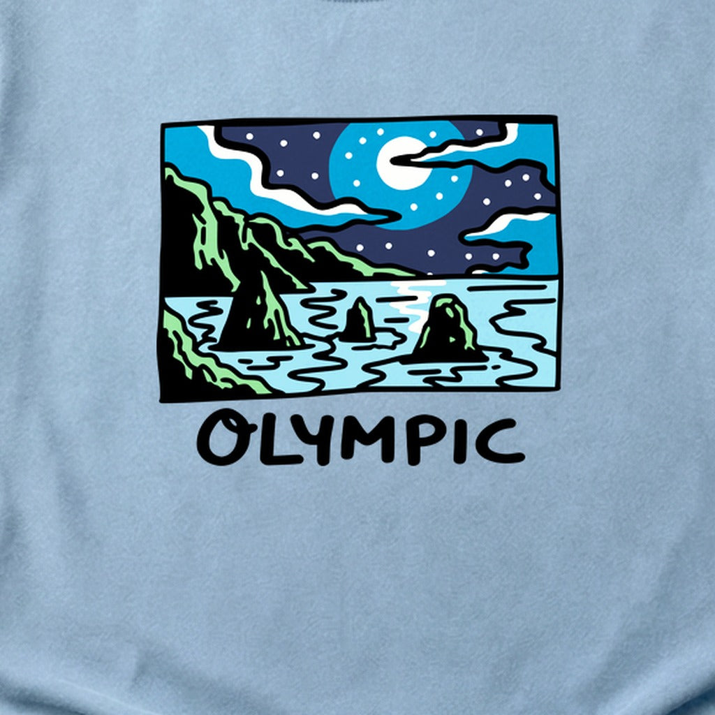Olympic at Night Cotton T-Shirt