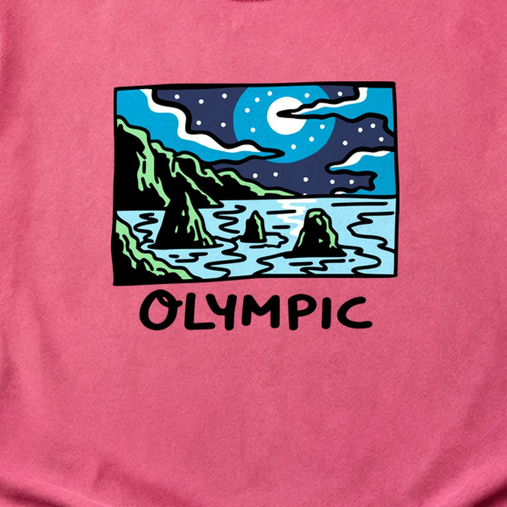 Olympic at Night Cotton T-Shirt