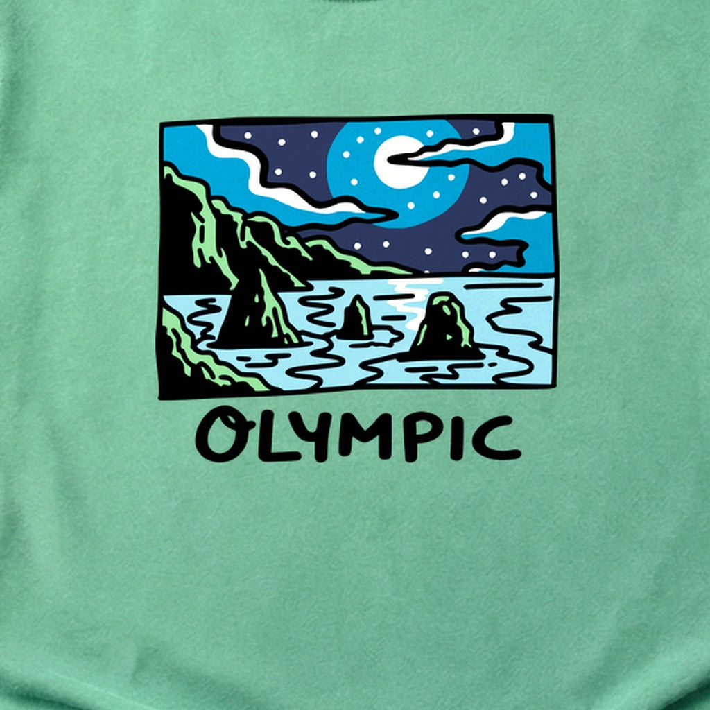 Olympic at Night Cotton T-Shirt