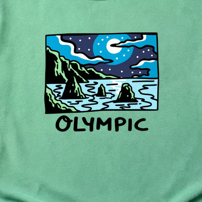 Olympic at Night Cotton T-Shirt