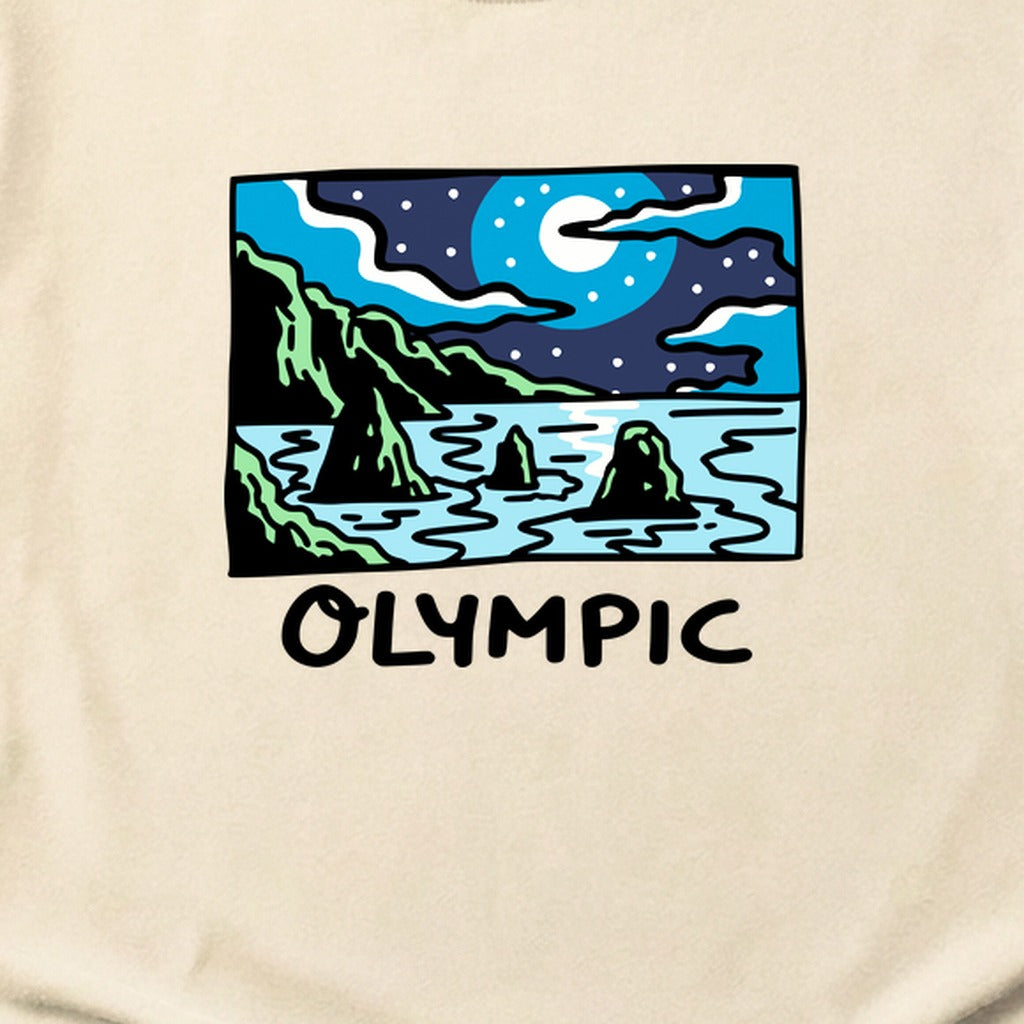 Olympic at Night Cotton T-Shirt