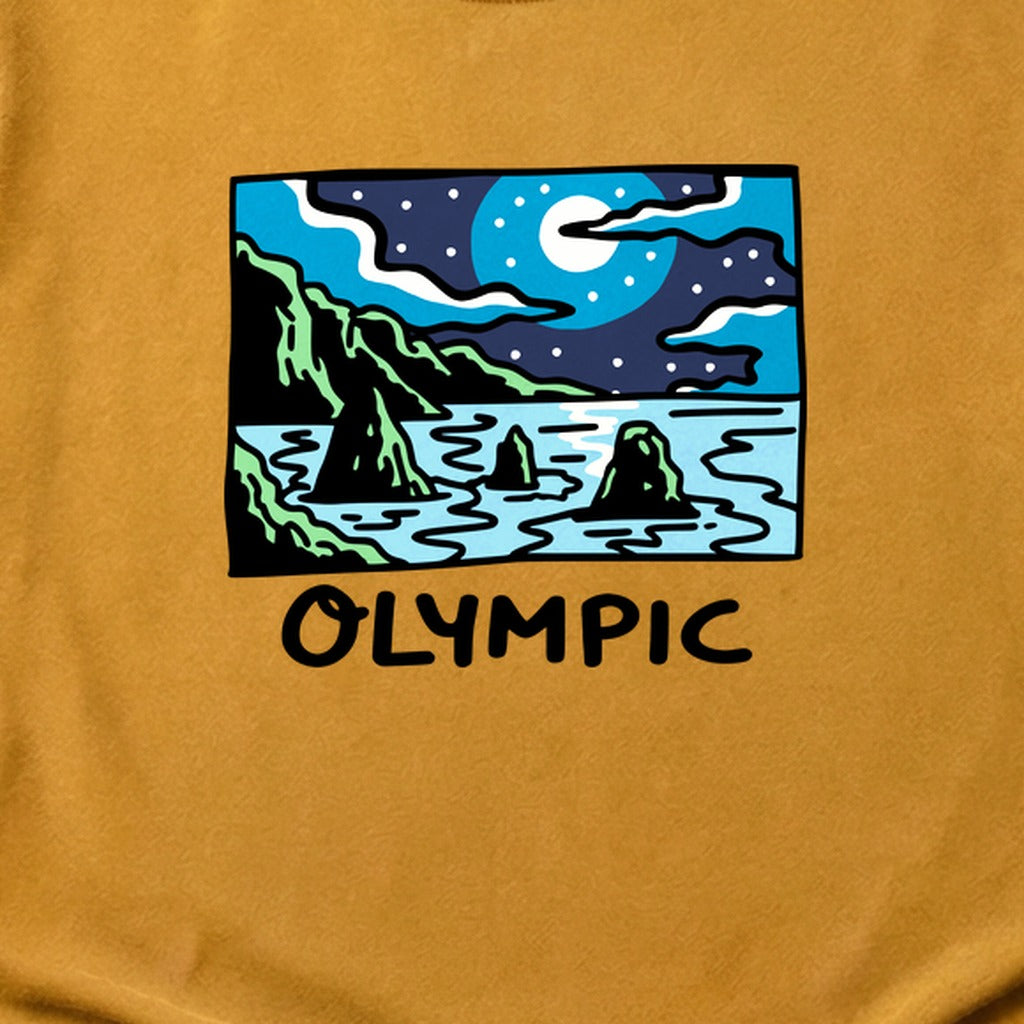 Olympic at Night Cotton T-Shirt