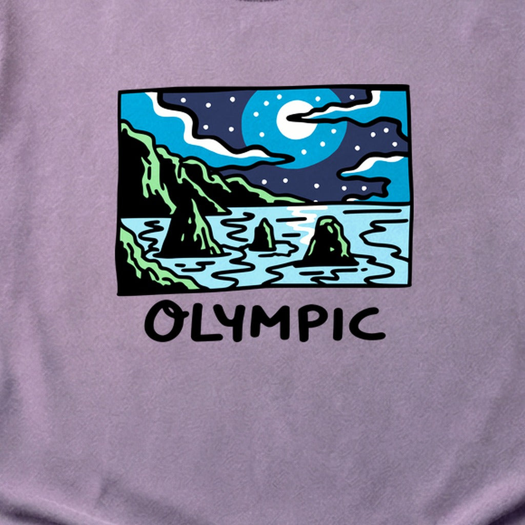 Olympic at Night Cotton T-Shirt