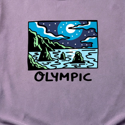 Olympic at Night Cotton T-Shirt