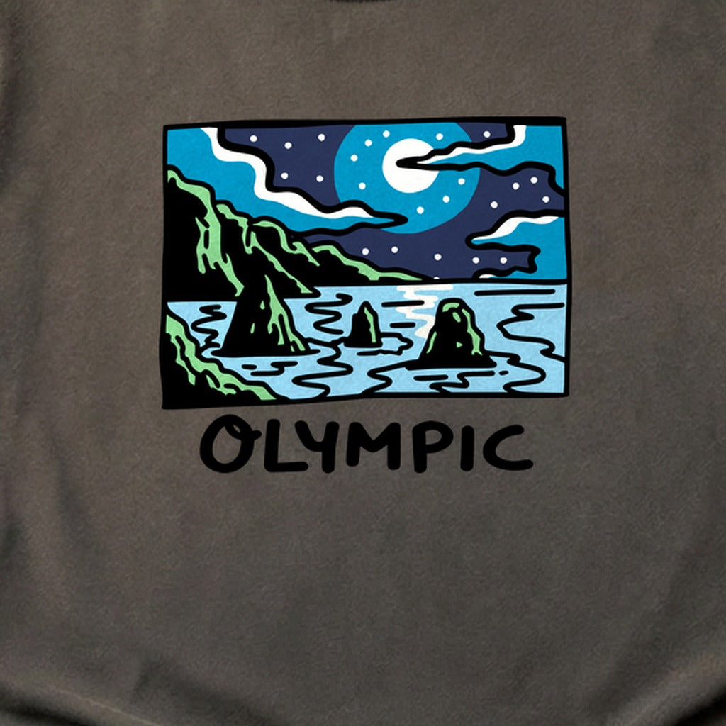 Olympic at Night Cotton T-Shirt