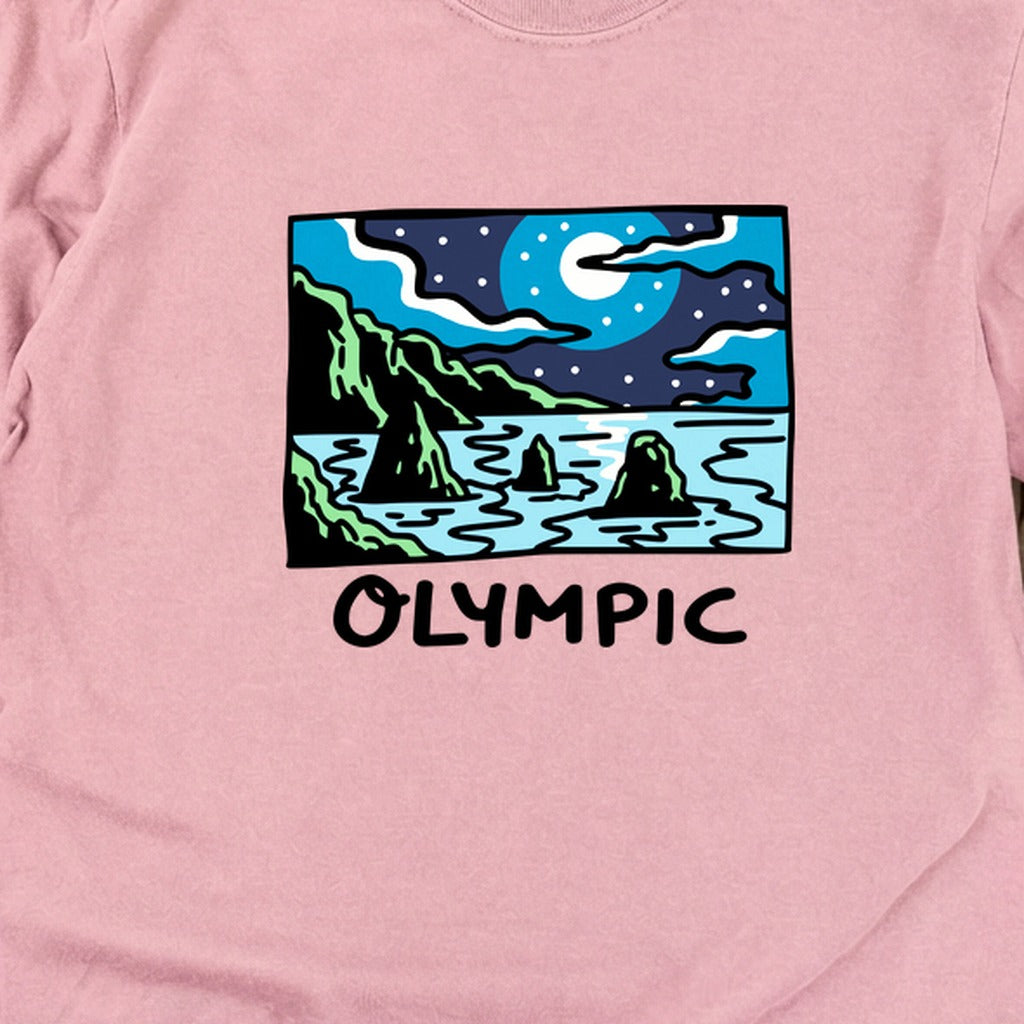 Olympic at Night Cotton Long Sleeve