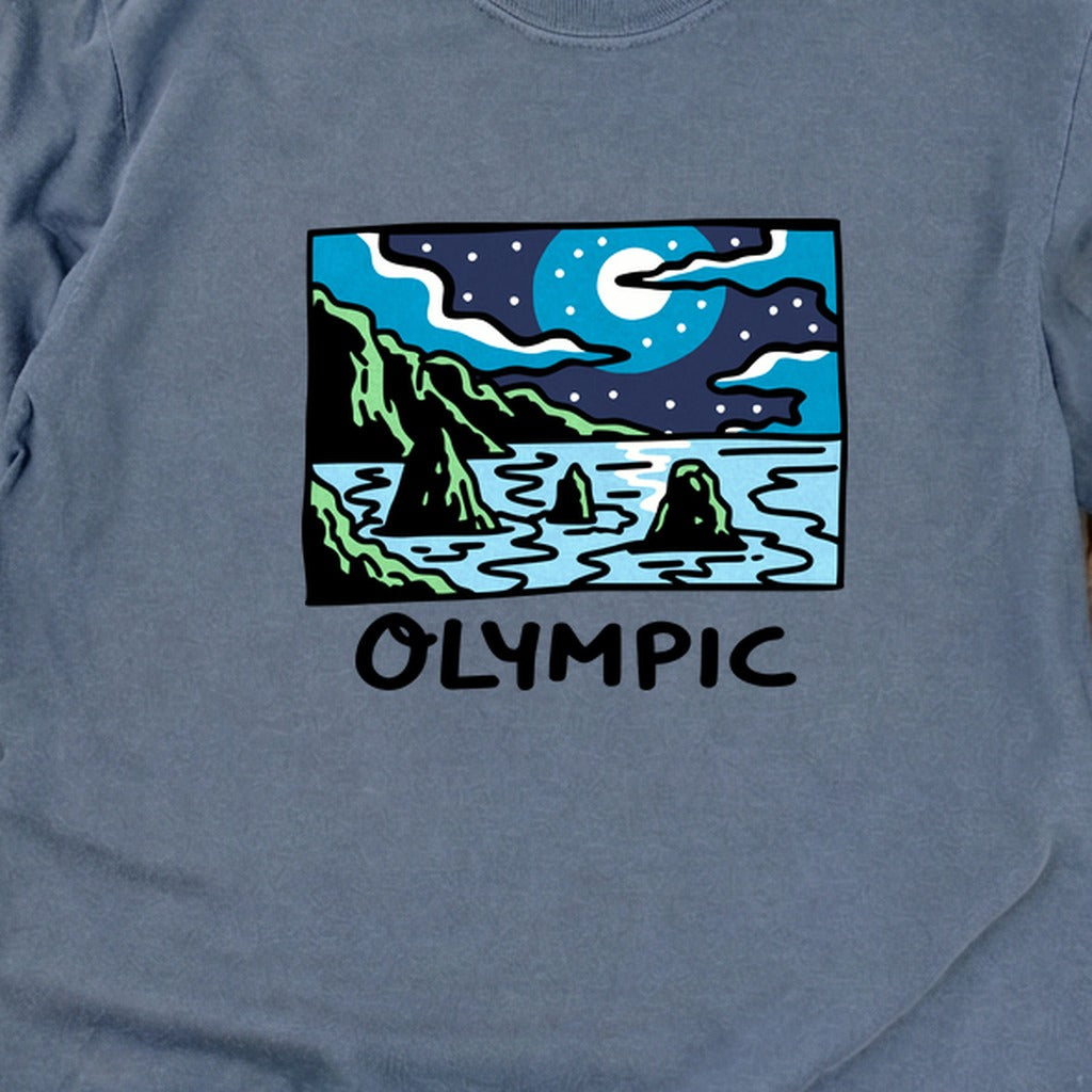 Olympic at Night Cotton Long Sleeve