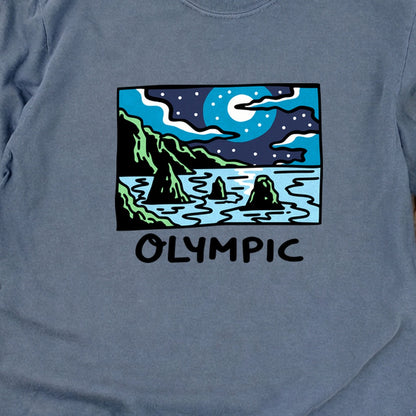 Olympic at Night Cotton Long Sleeve