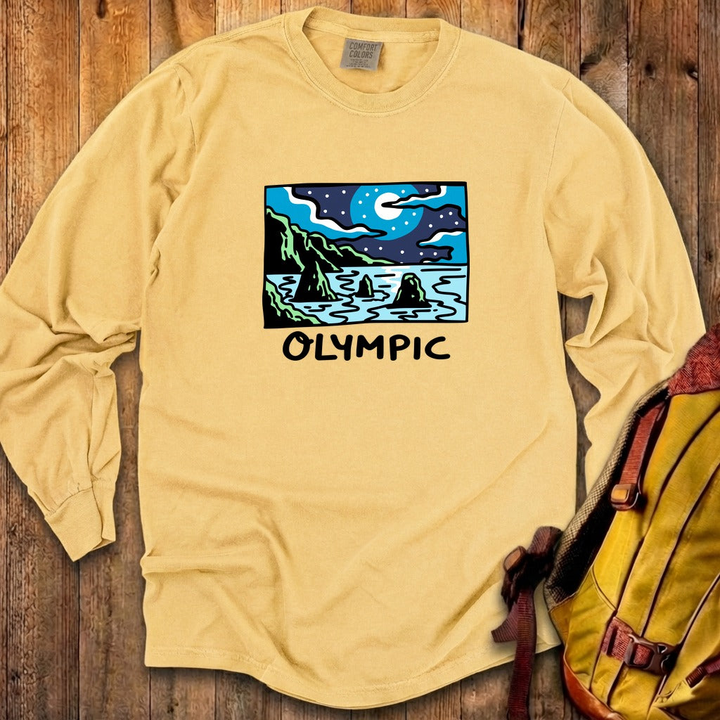 Olympic at Night Cotton Long Sleeve