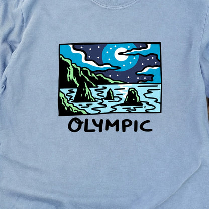 Olympic at Night Cotton Long Sleeve