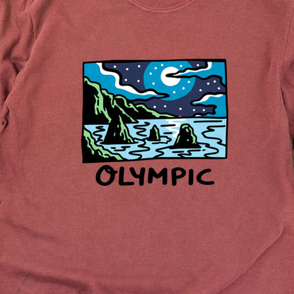Olympic at Night Cotton Long Sleeve