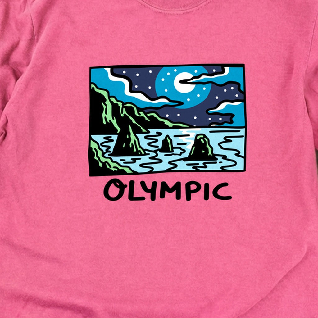 Olympic at Night Cotton Long Sleeve