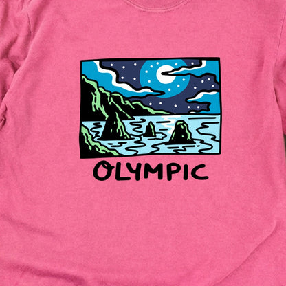 Olympic at Night Cotton Long Sleeve