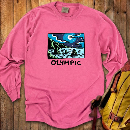 Olympic at Night Cotton Long Sleeve