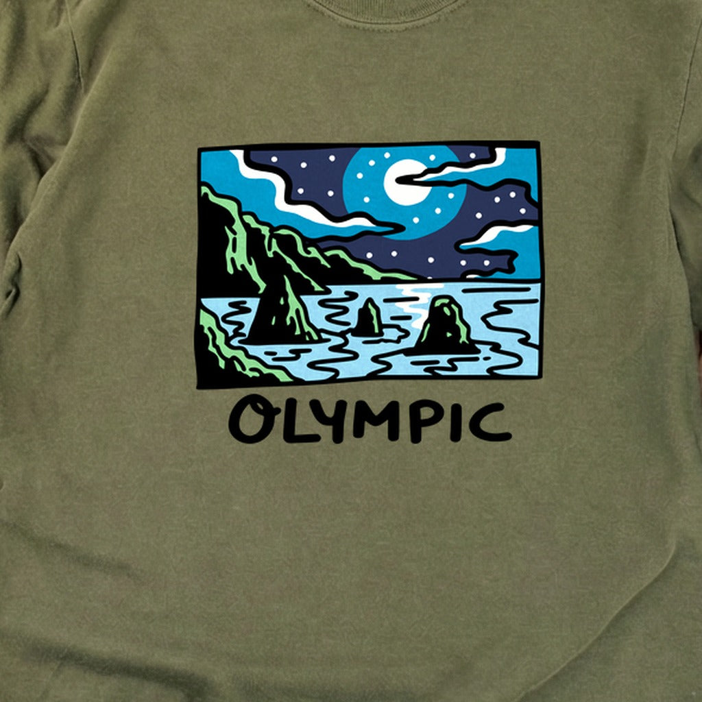 Olympic at Night Cotton Long Sleeve