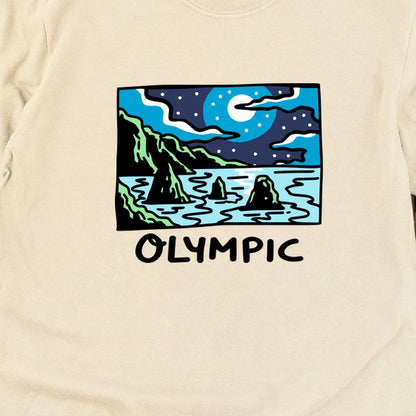 Olympic at Night Cotton Long Sleeve