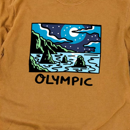 Olympic at Night Cotton Long Sleeve