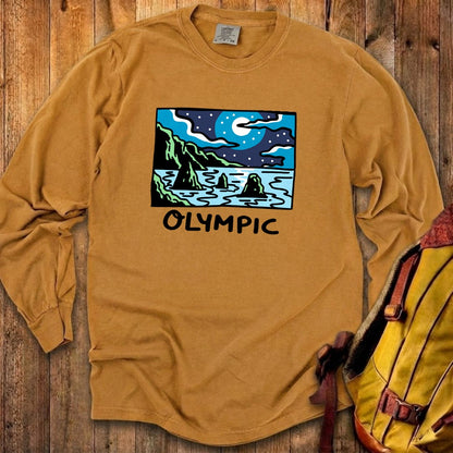 Olympic at Night Cotton Long Sleeve