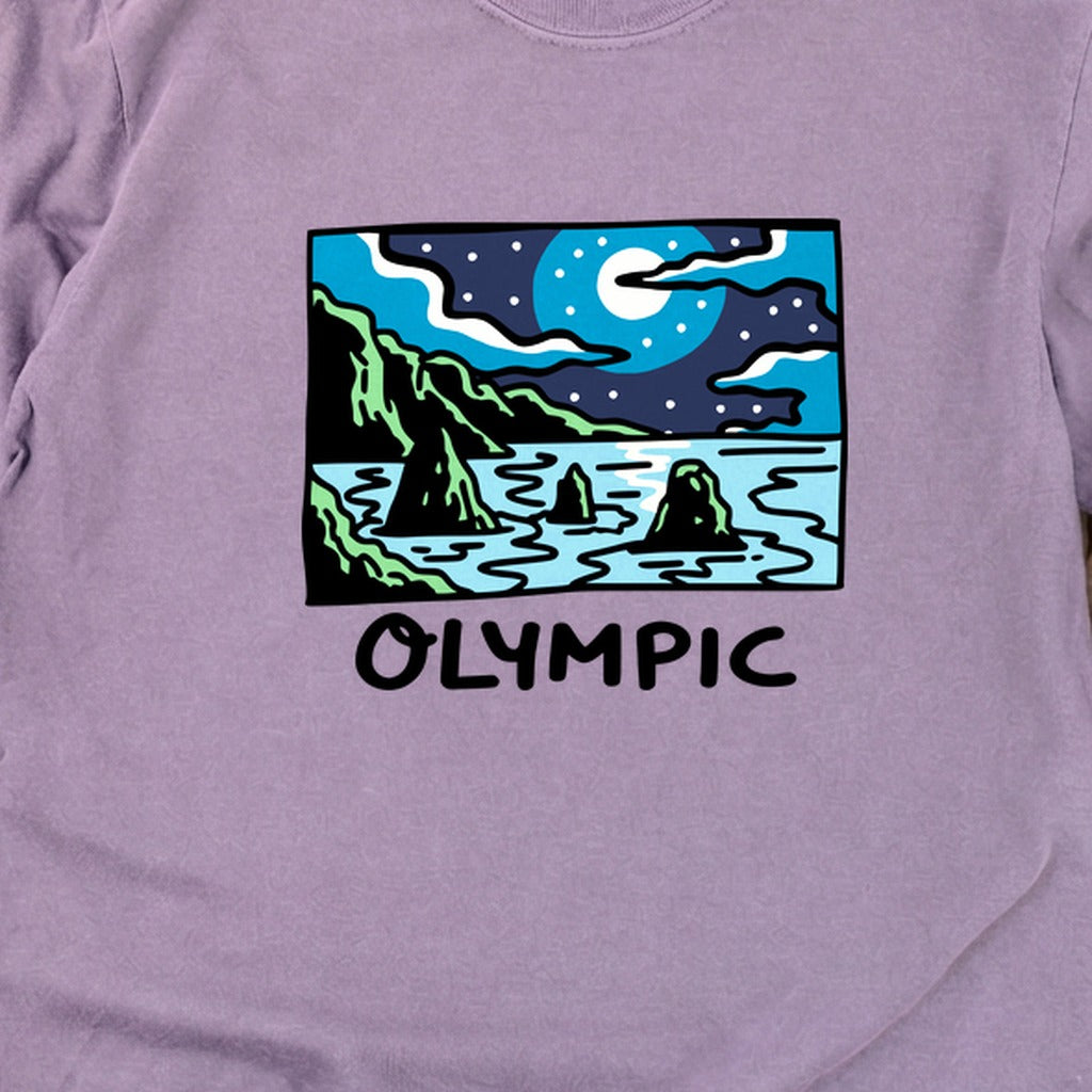 Olympic at Night Cotton Long Sleeve