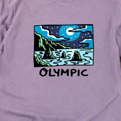 Olympic at Night Cotton Long Sleeve