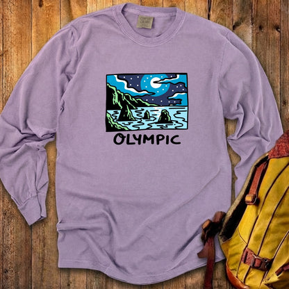Olympic at Night Cotton Long Sleeve