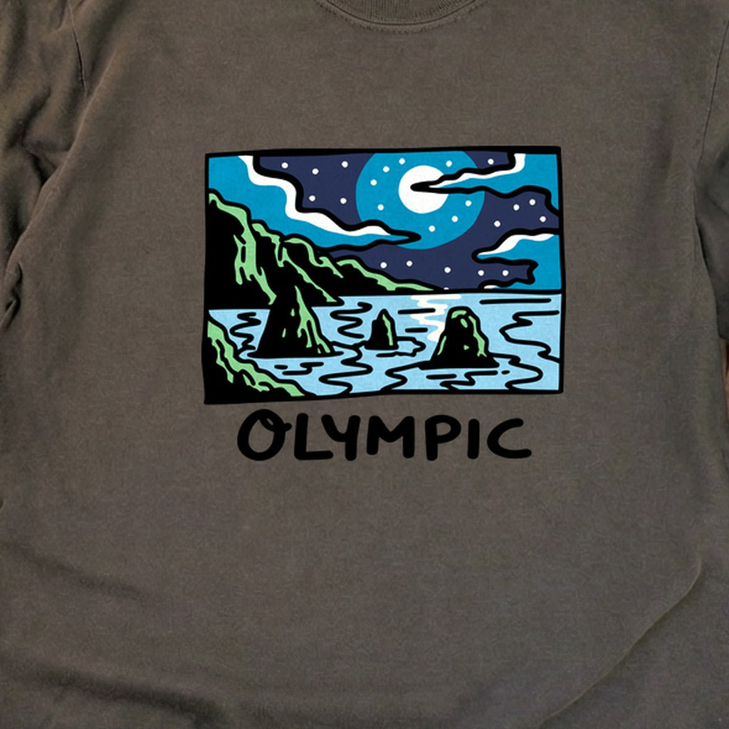 Olympic at Night Cotton Long Sleeve