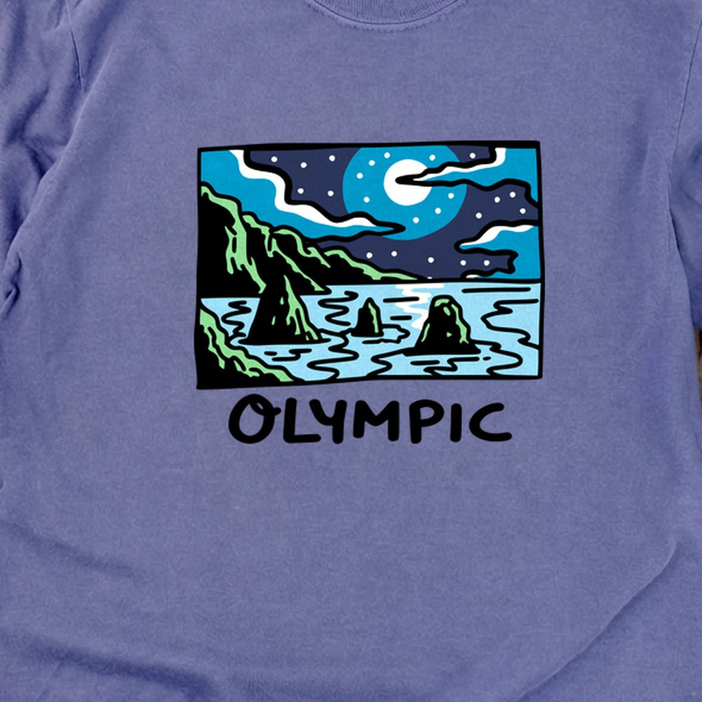 Olympic at Night Cotton Long Sleeve