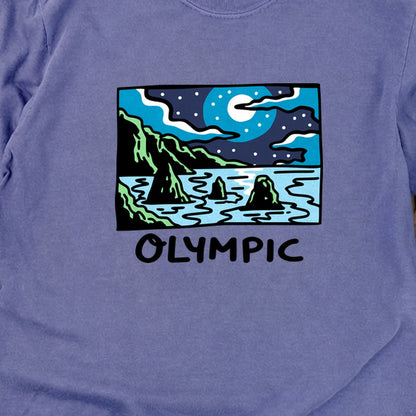 Olympic at Night Cotton Long Sleeve