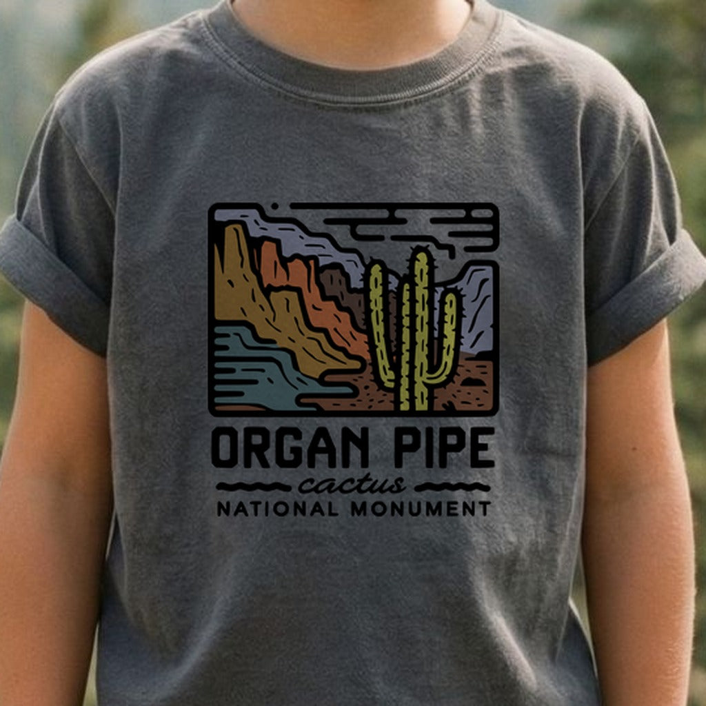 Organ Pipe Cactus National Monument Kids Cotton T-Shirt