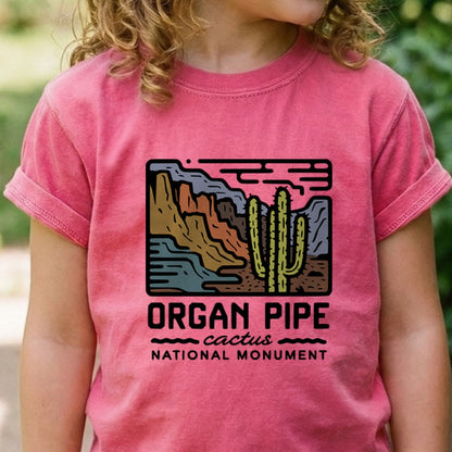 Organ Pipe Cactus National Monument Kids Cotton T-Shirt