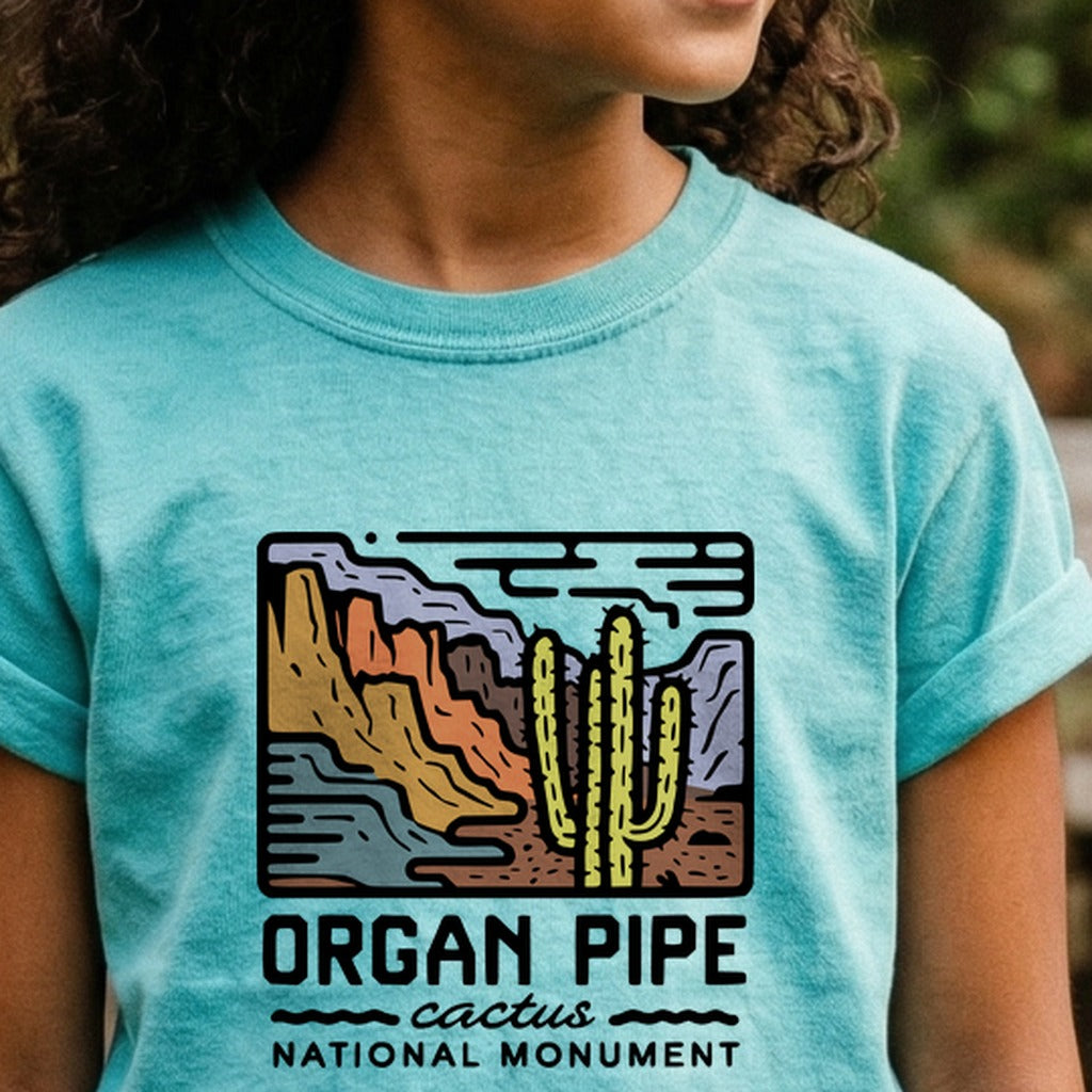 Organ Pipe Cactus National Monument Kids Cotton T-Shirt