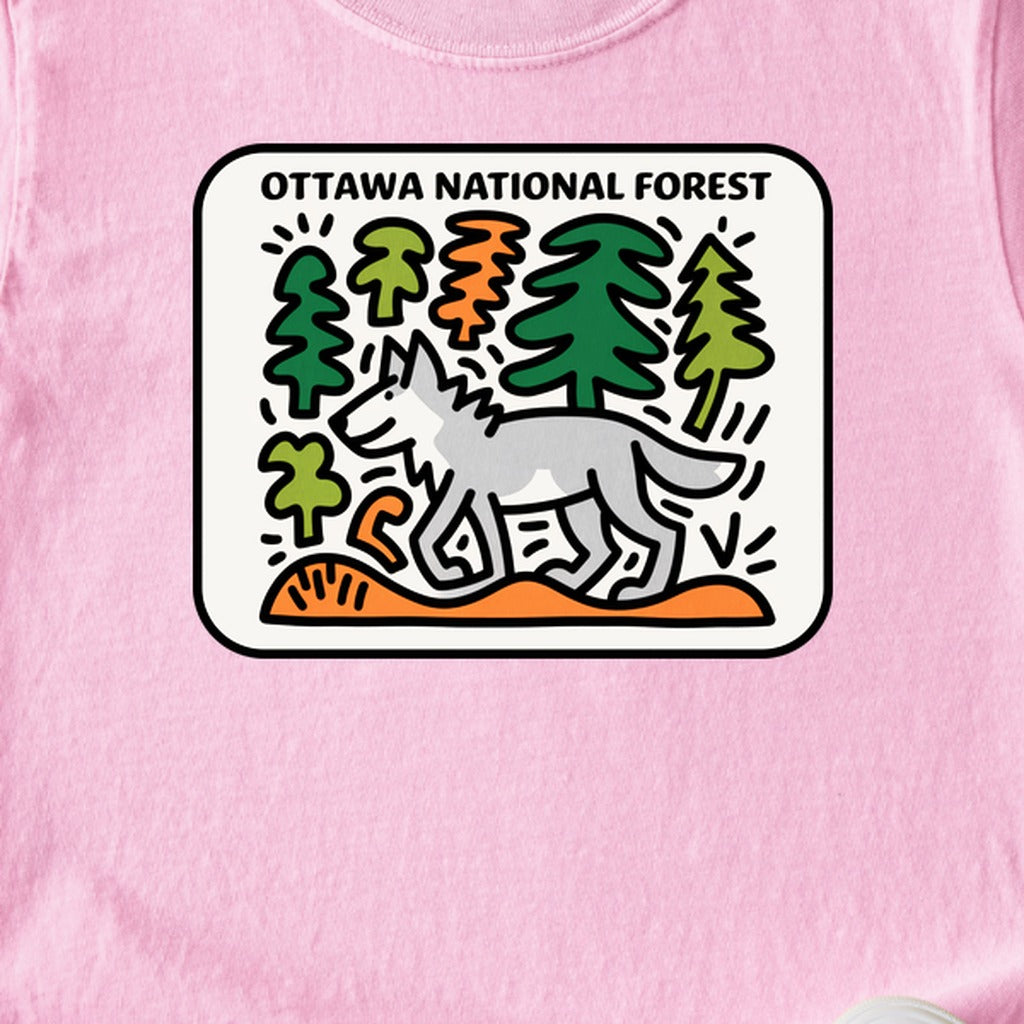 Ottawa National Forest Kids Cotton T-Shirt