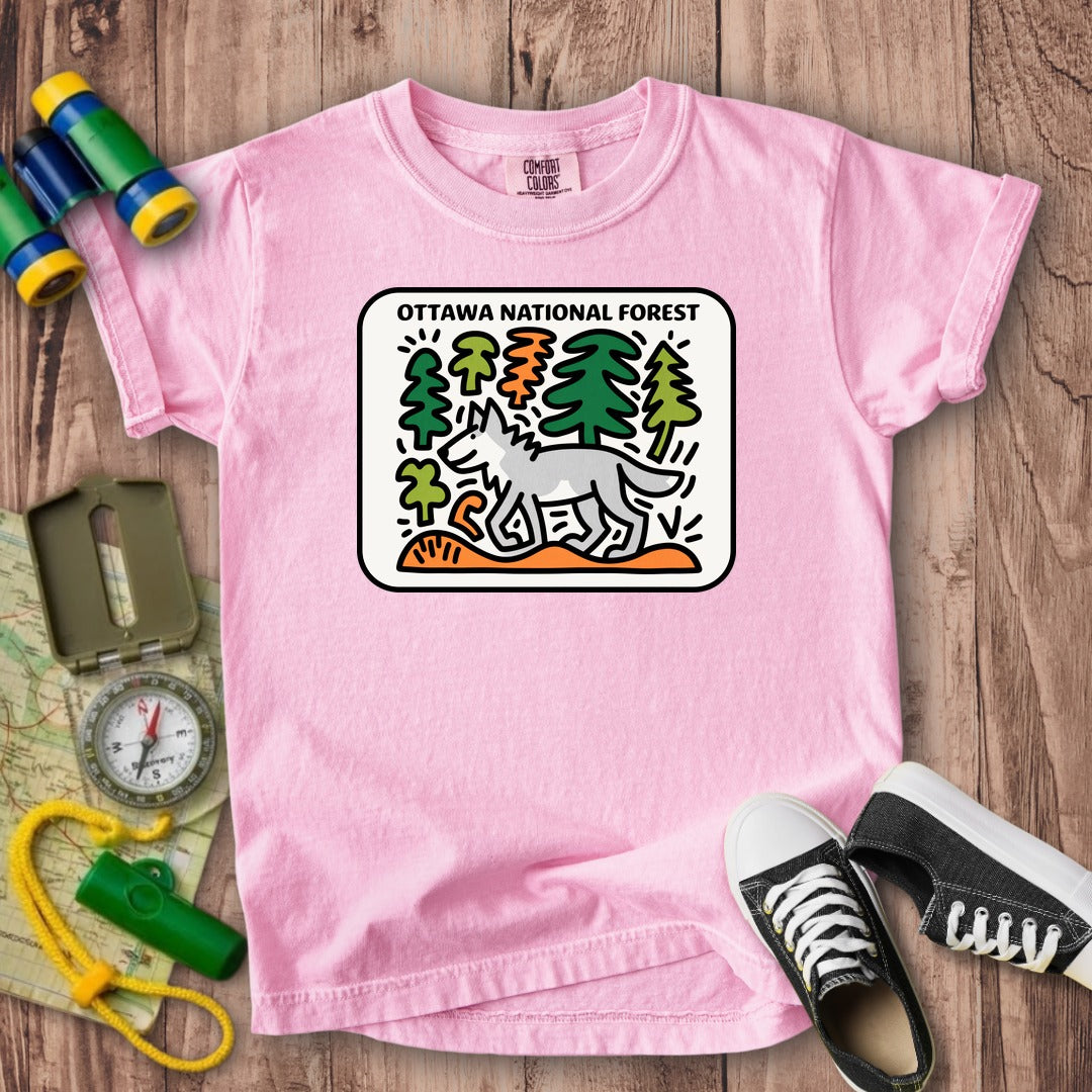 Ottawa National Forest Kids Cotton T-Shirt