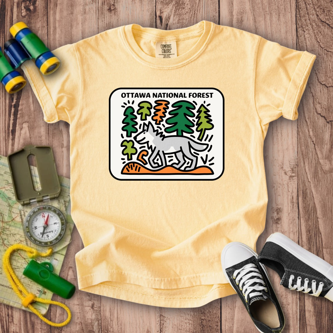 Ottawa National Forest Kids Cotton T-Shirt