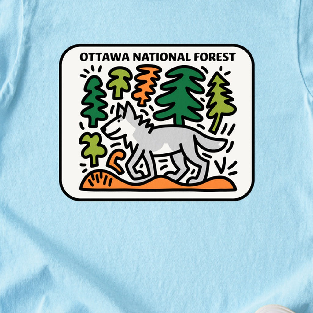 Ottawa National Forest Kids Cotton T-Shirt