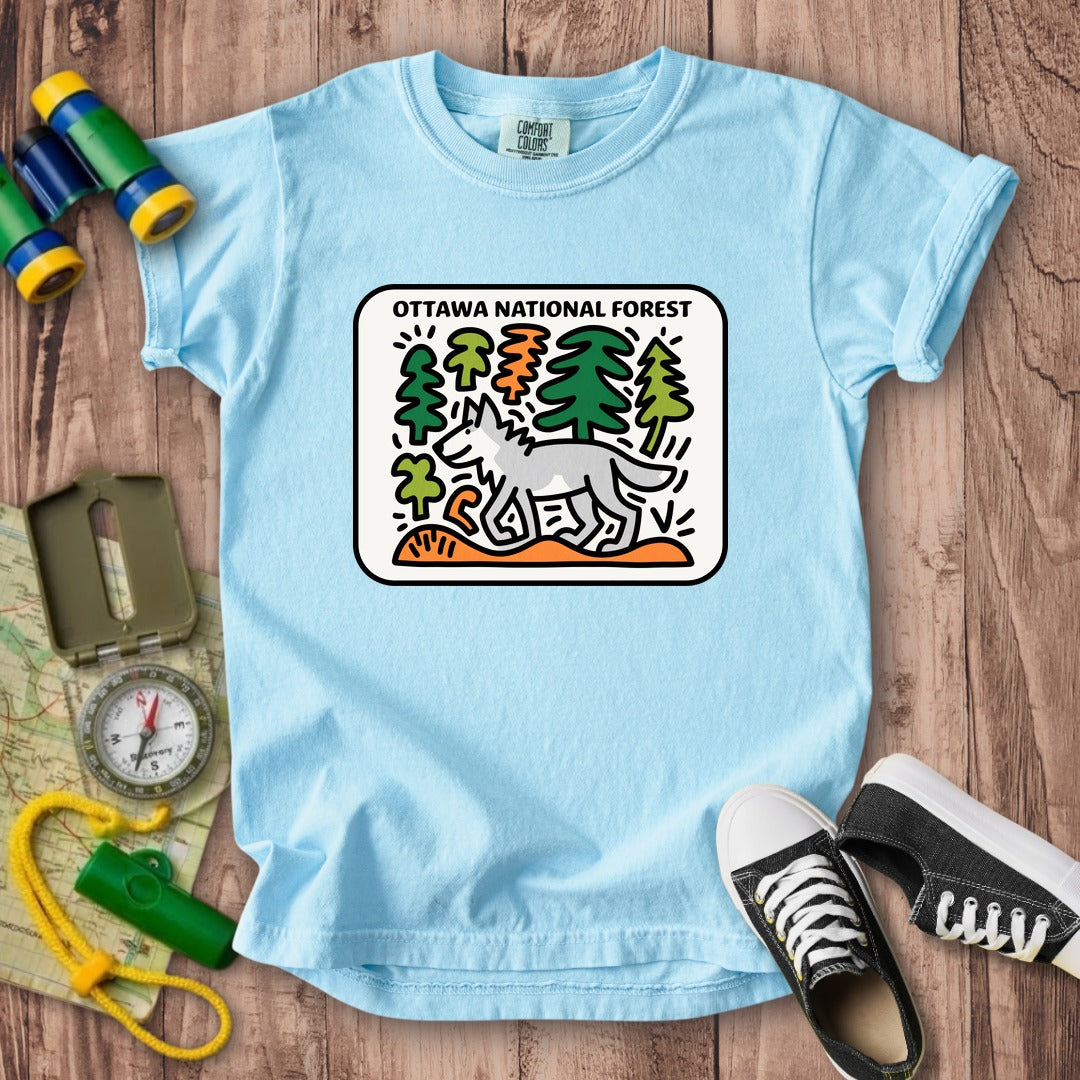 Ottawa National Forest Kids Cotton T-Shirt