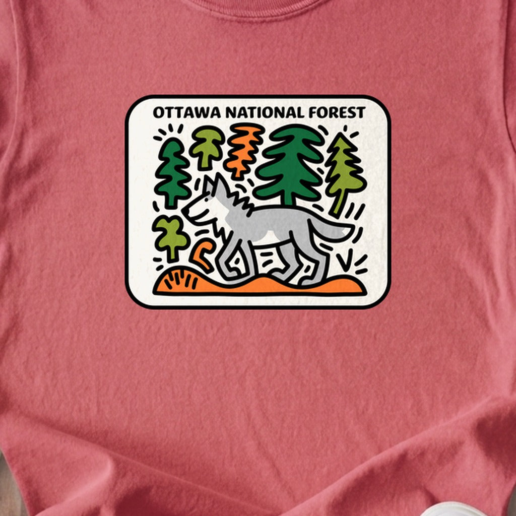 Ottawa National Forest Kids Cotton T-Shirt