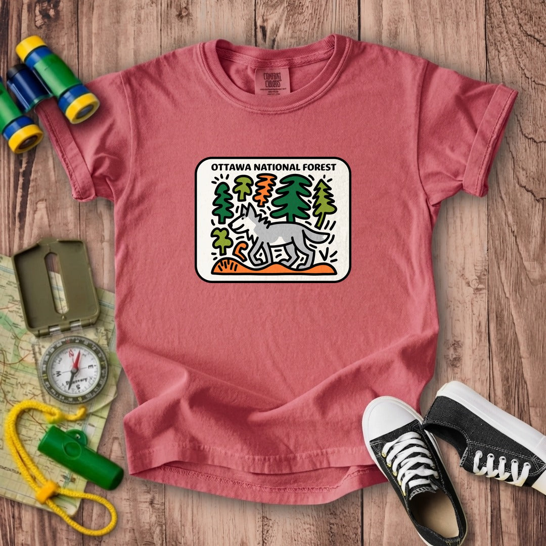 Ottawa National Forest Kids Cotton T-Shirt
