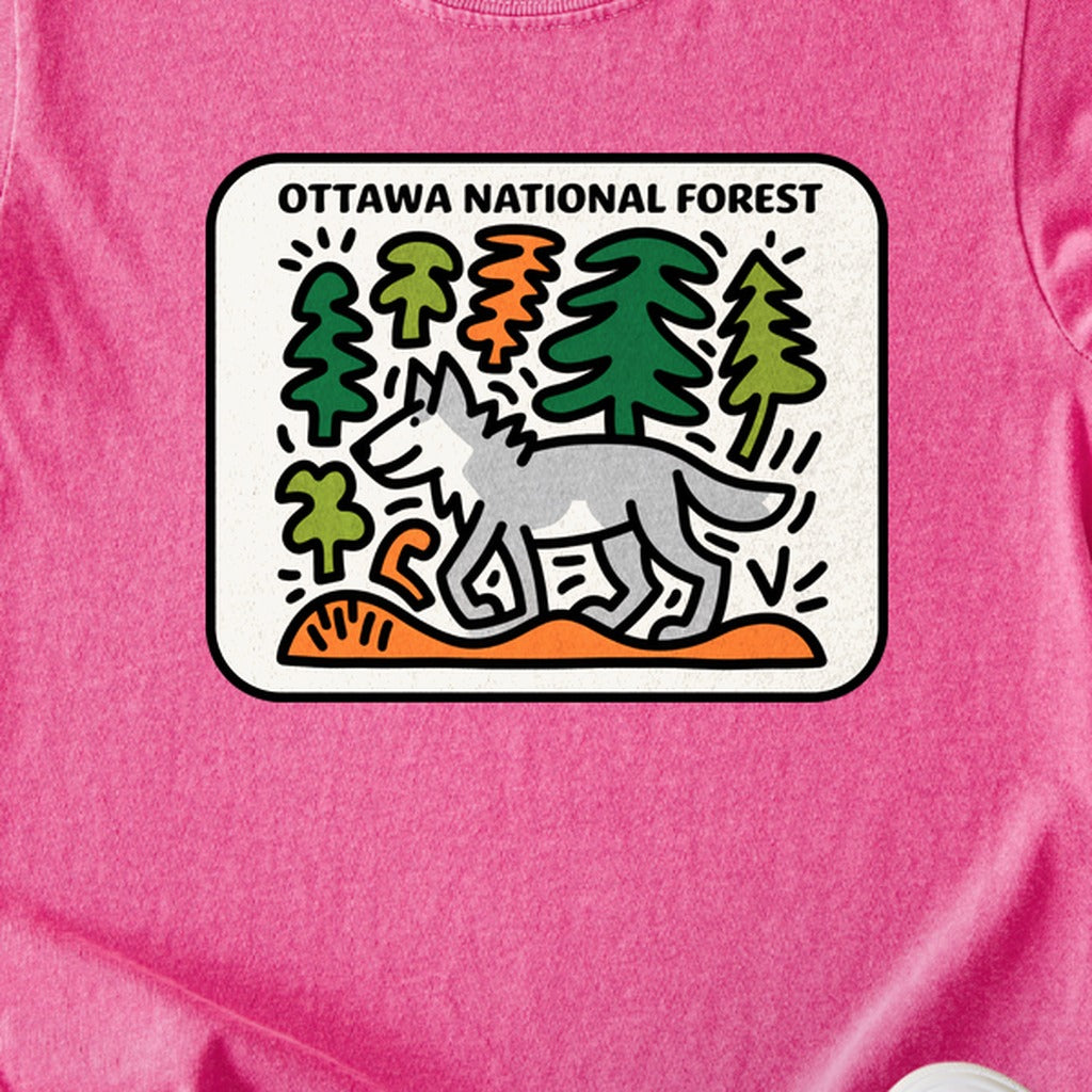 Ottawa National Forest Kids Cotton T-Shirt