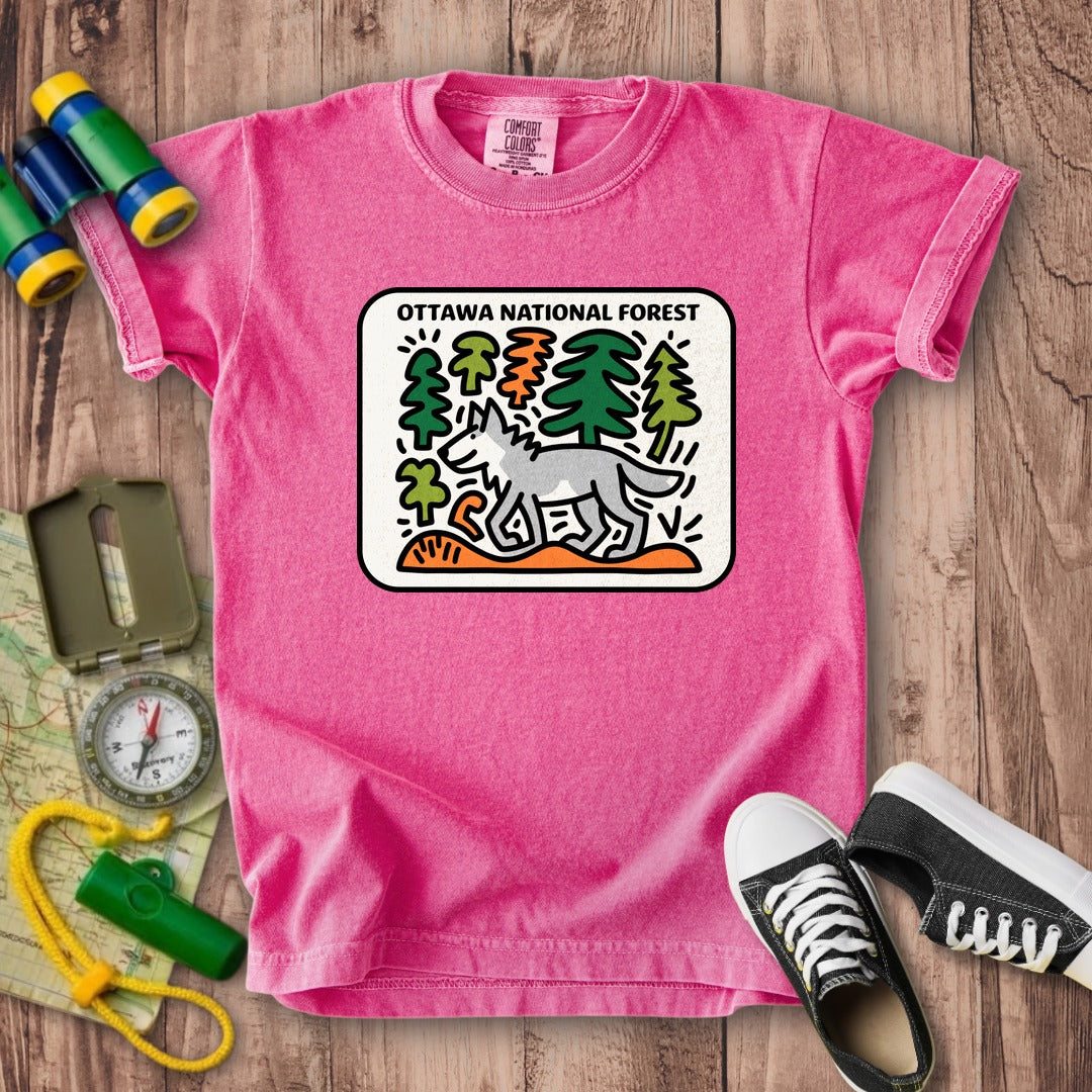 Ottawa National Forest Kids Cotton T-Shirt
