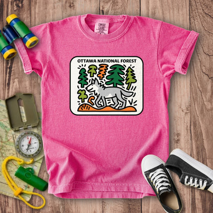 Ottawa National Forest Kids Cotton T-Shirt