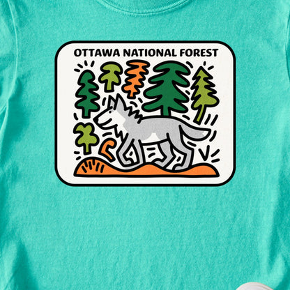 Ottawa National Forest Kids Cotton T-Shirt