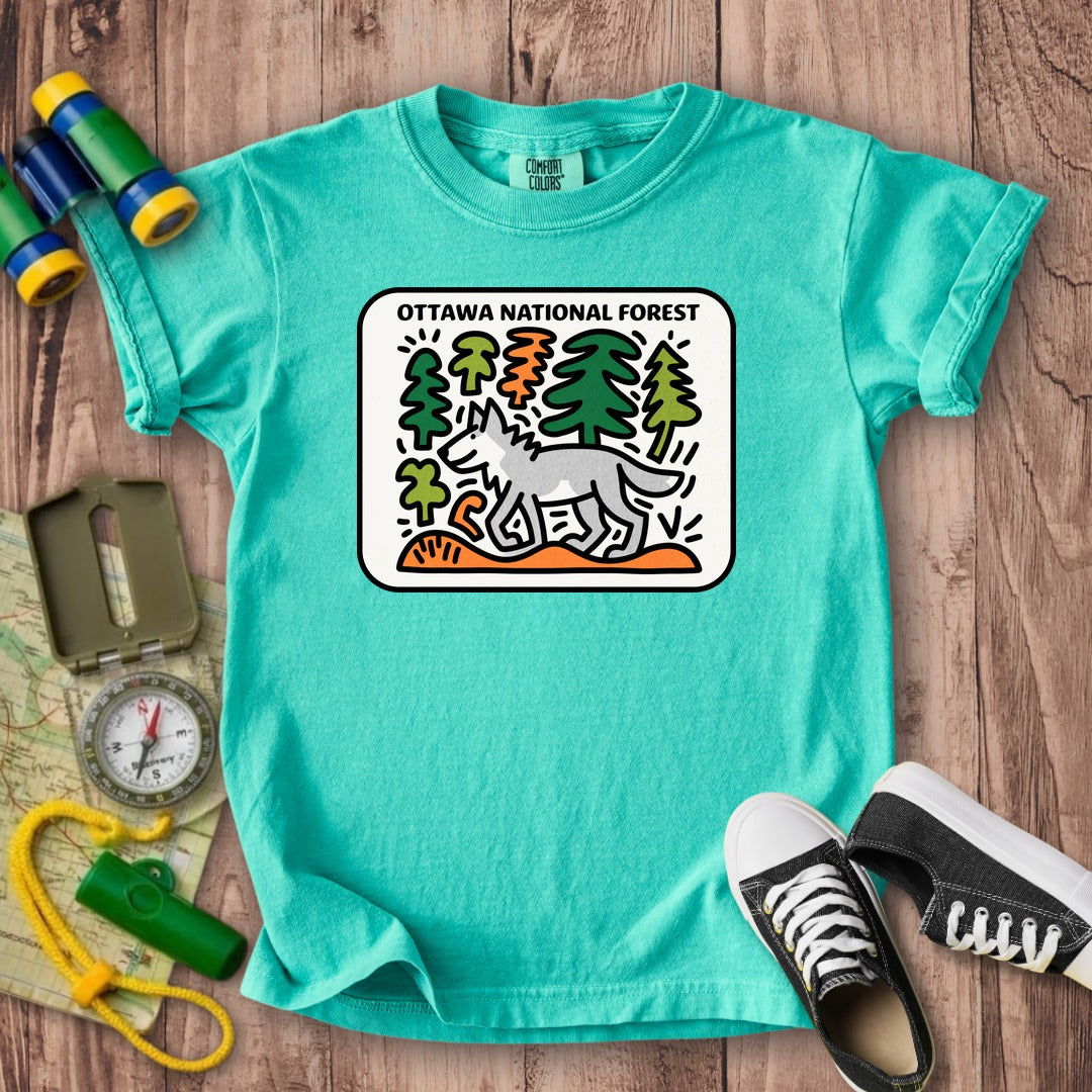 Ottawa National Forest Kids Cotton T-Shirt