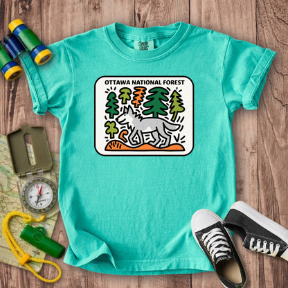 Ottawa National Forest Kids Cotton T-Shirt