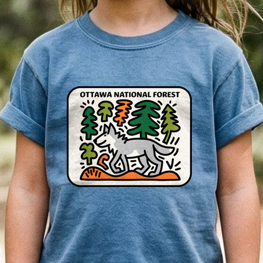 Ottawa National Forest Kids Cotton T-Shirt