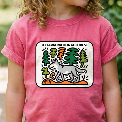 Ottawa National Forest Kids Cotton T-Shirt