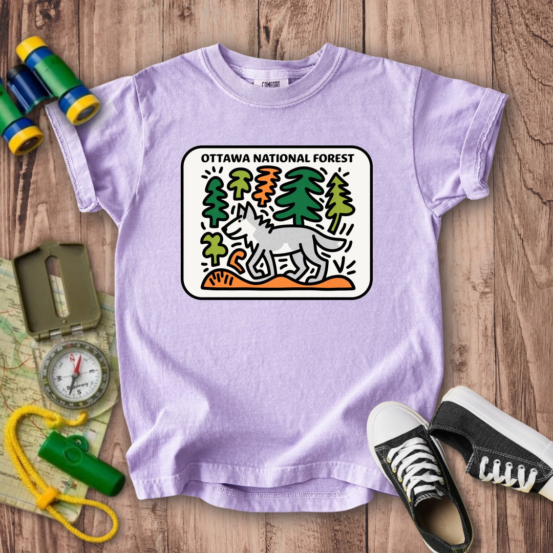 Ottawa National Forest Kids Cotton T-Shirt