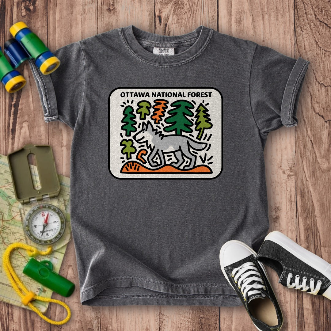 Ottawa National Forest Kids Cotton T-Shirt